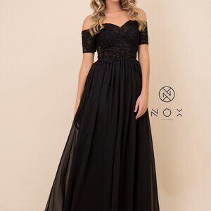 Off Shoulder Sweetheart Neck Prom Dress NXA061